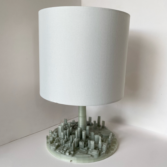 Glow-in-the-Dark 3D Kansas Cityscape Lamp Base
