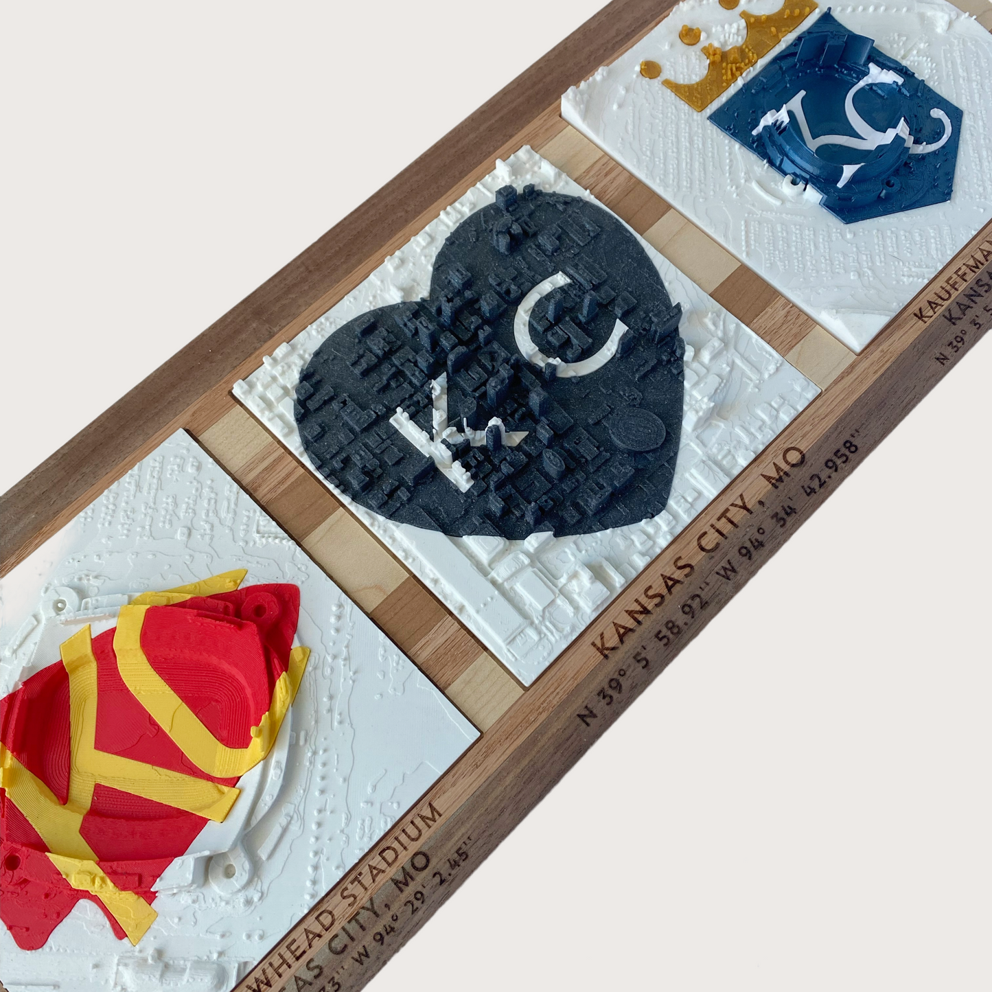 Triple Play - Charcoal + White