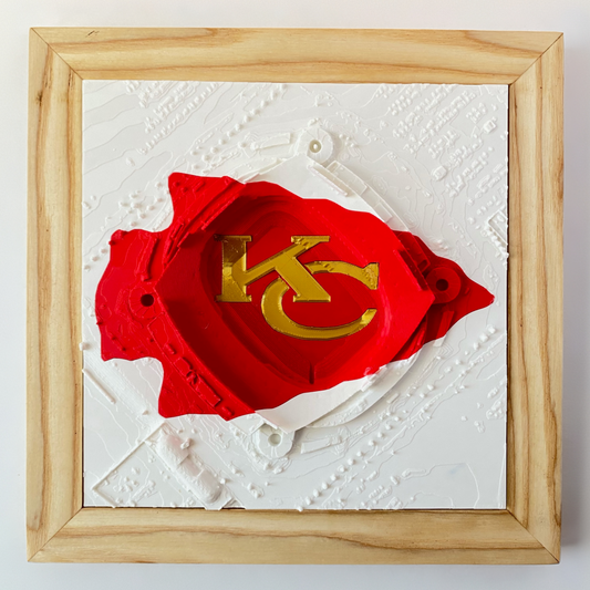 Arrowhead Stadium with Inlay - Ash