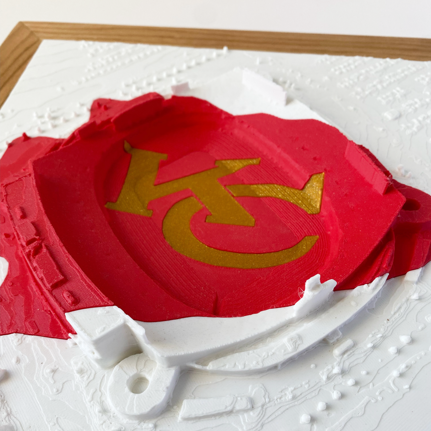 Arrowhead Stadium with Inlay - Cherry