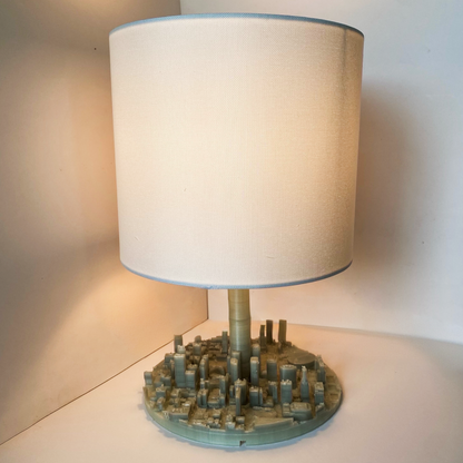Glow-in-the-Dark 3D Kansas Cityscape Lamp Base