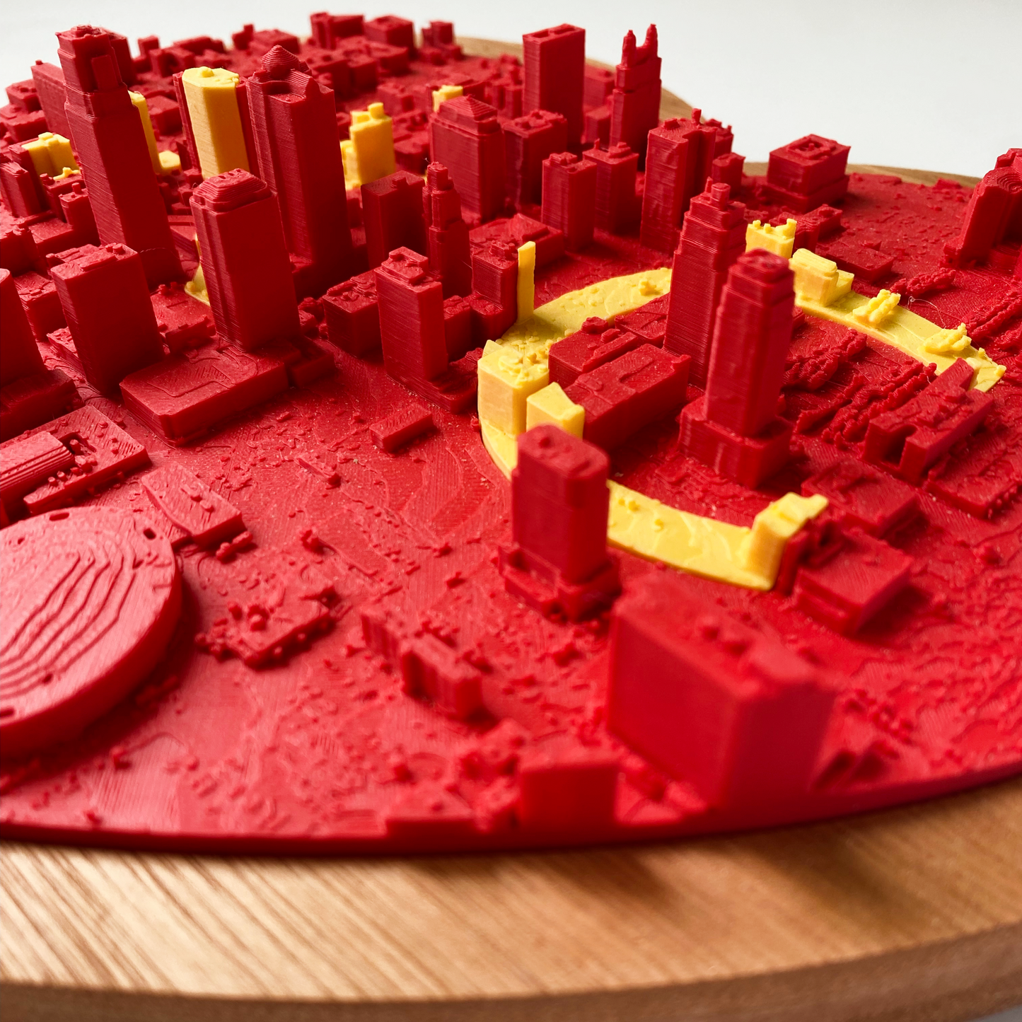 Heart-shaped KC Love | Red + Yellow