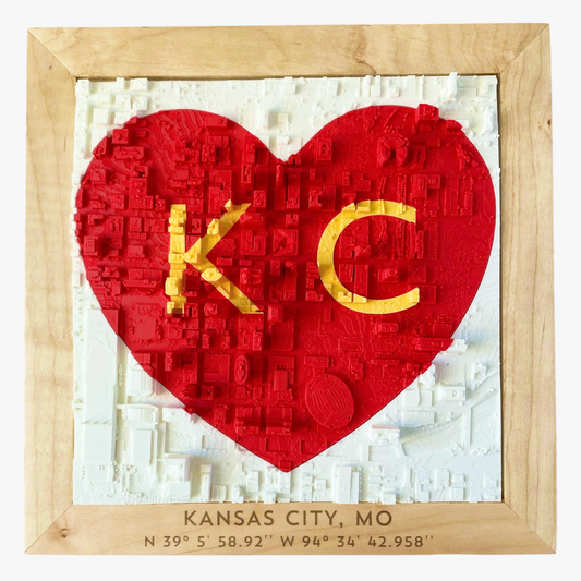 KC Love with Red/Yellow Inlay - Ash