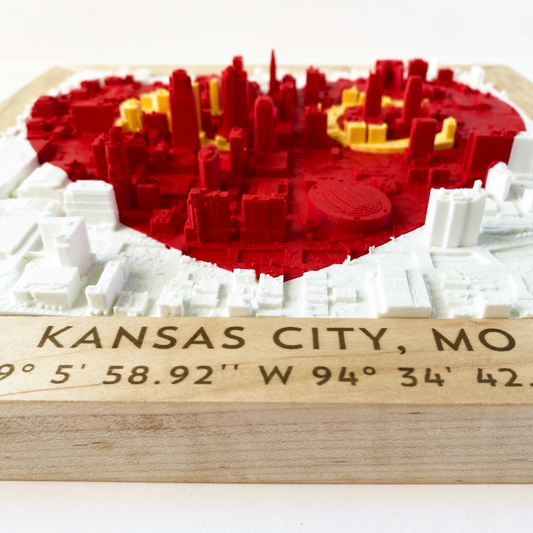 KC Love with Red/Yellow Inlay - Ash