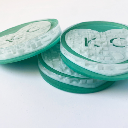 KC Love Resin Coaster