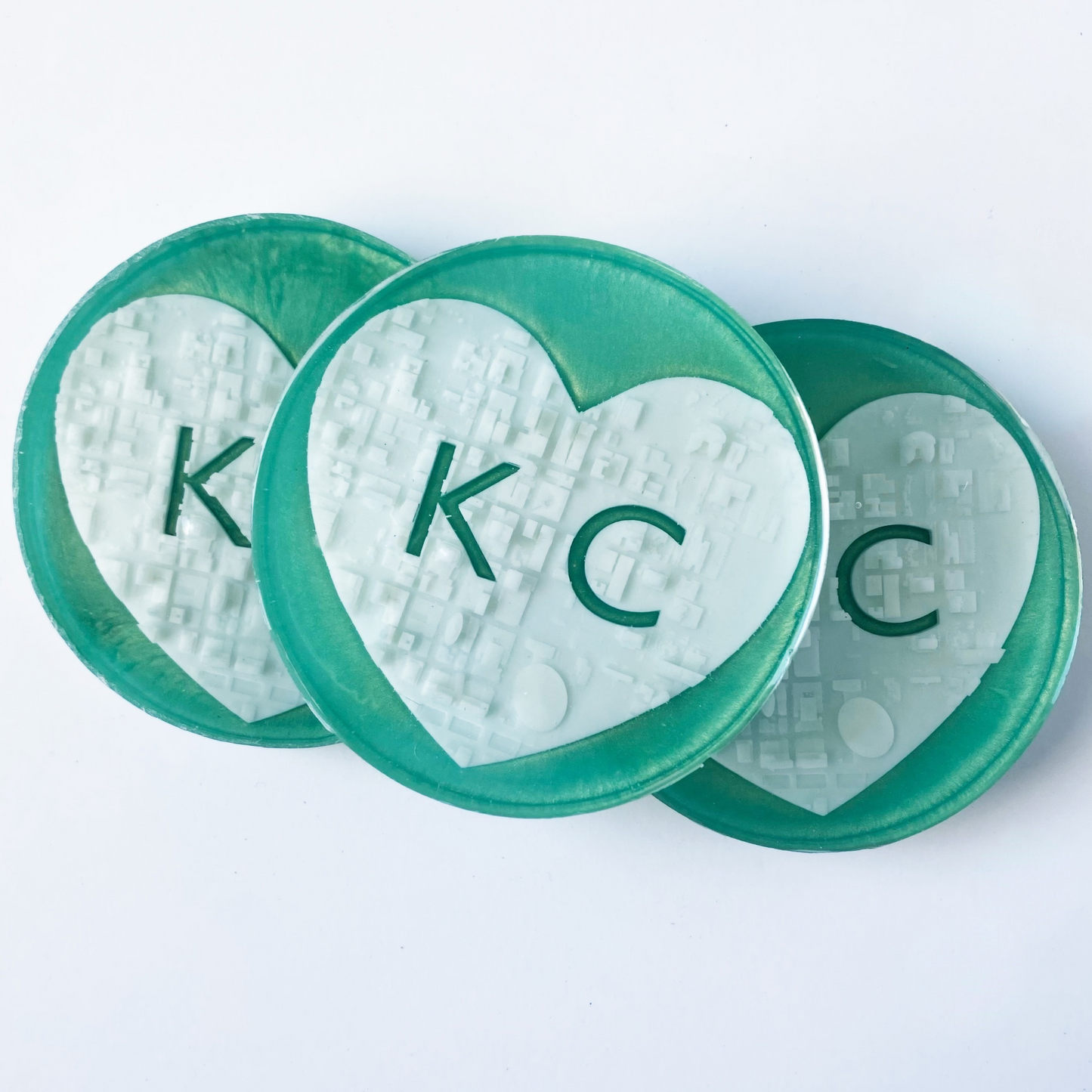 KC Love Resin Coaster