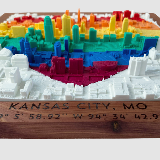 KC Love | Pride Rainbow - Cedar Frame