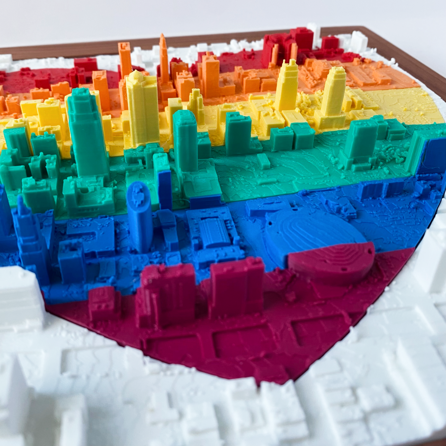 KC Love | Pride Rainbow - Cedar Frame