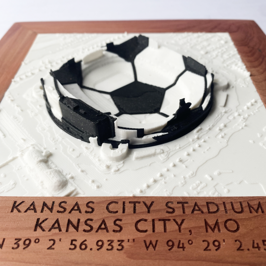 Kansas City Stadium with Soccer Ball Inlay