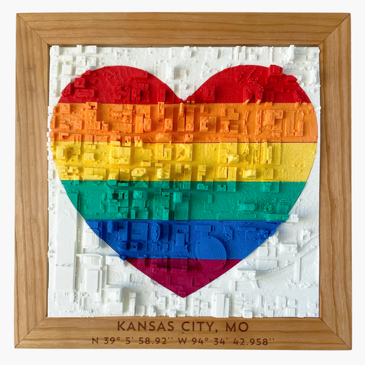 KC Love with Pride Inlay - Cherry