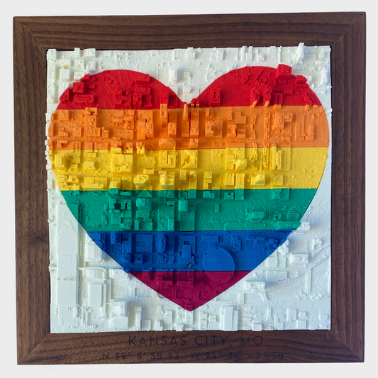 KC Love with Pride Inlay - Walnut