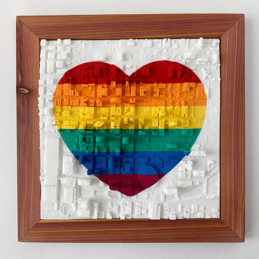 KC Love with Pride Inlay - Cedar