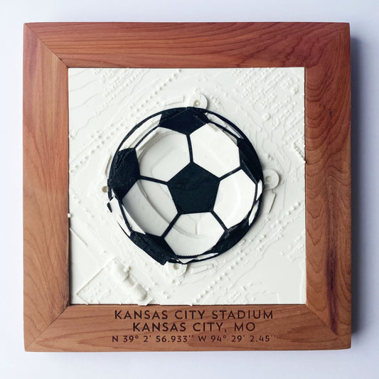 Kansas City Stadium with Soccer Ball Inlay