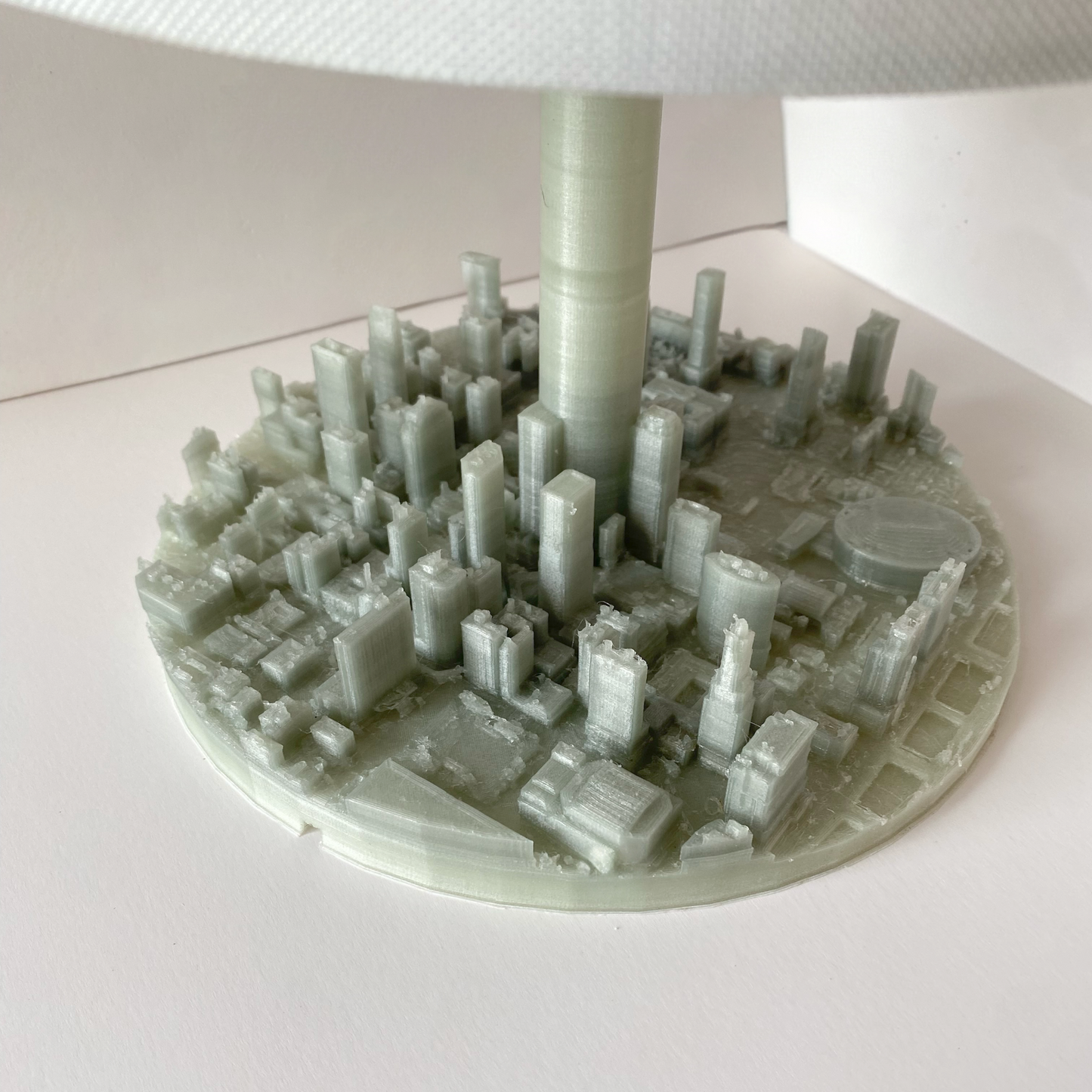 Glow-in-the-Dark 3D Kansas Cityscape Lamp Base